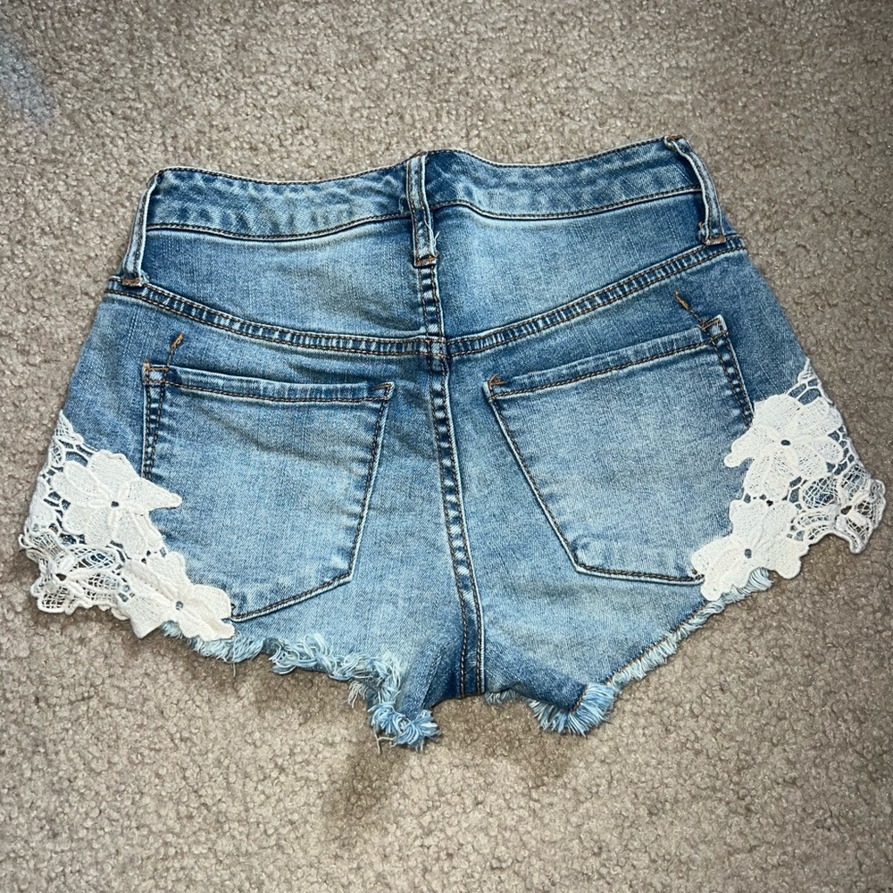 Target High Rise Jean Shorts - Picture 5 of 5